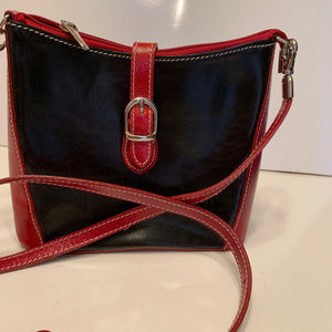 Leather Koret Handbag with Alligator Should Strap